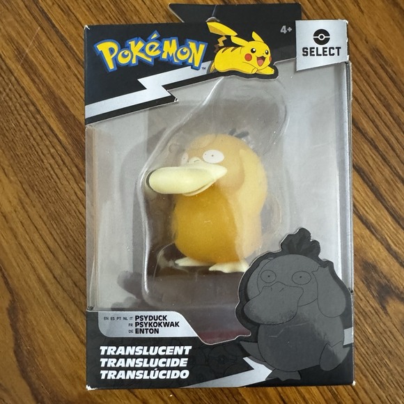 NIB Lot 2 Pokemon Select Translucent Battle Figures Series 4‎ Psyduck & Alcremie - Picture 8 of 13